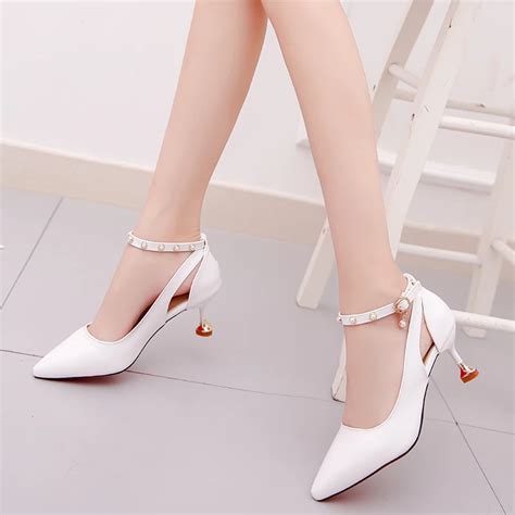 Tangnest 2019 Women Spring Solid Shoes Pointed Toe Thin High Heels Woman Pumps Casual Fashion