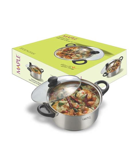 Buy Stainless Steel Cook N Serve Casserole By Maple At 16 Off By Maple Pepperfry