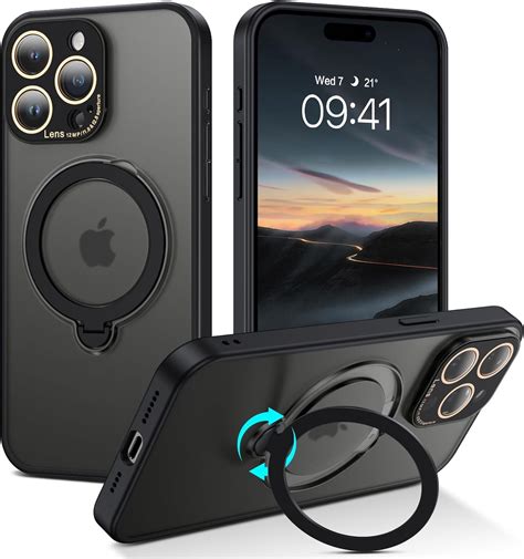 Guagua Magnetic Case For Iphone Pro Max Rotatable Kickstand