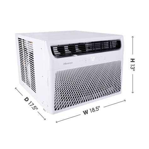 Hisense 350 Sq Ft Window Air Conditioner With Heater 115 Volt 8000