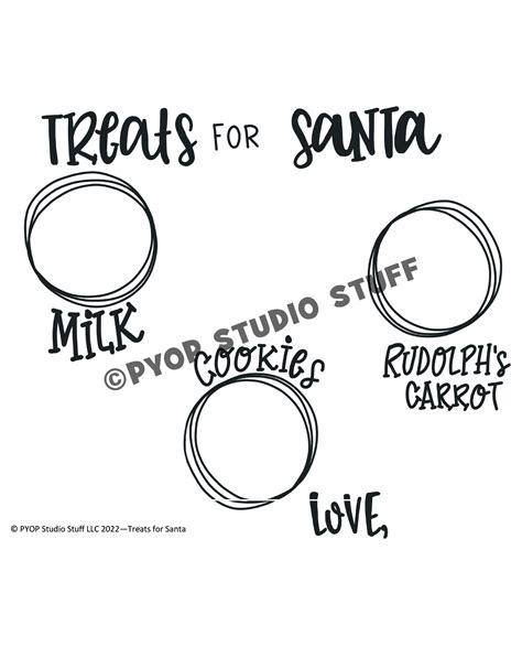 Treats For Santa Pyop Studio Stuff