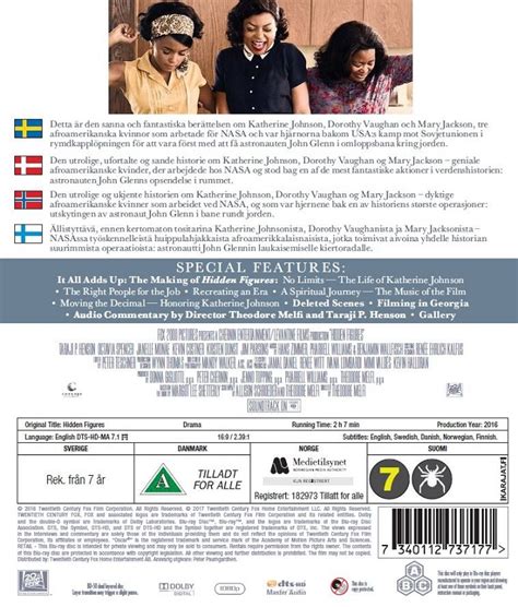 Hidden Figures Blu Ray Blu Ray Future Movie Shop