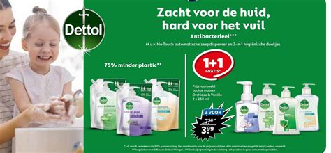 Dettol Zachte Mousse Orchidee Vanille X Ml Aanbieding Bij