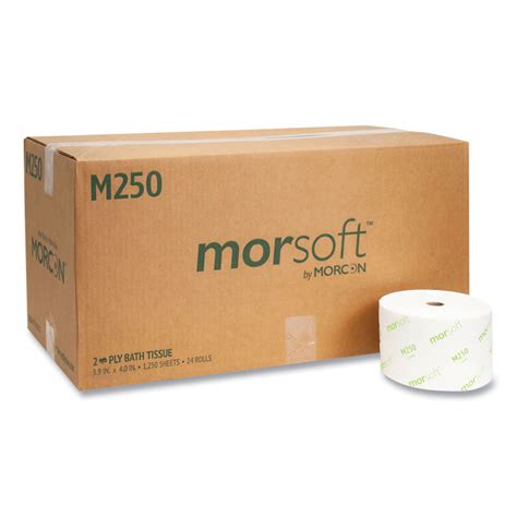 Morcon Tissue Jumbo Bath Tissue Septic Safe 2 Ply White 700 Ft 12