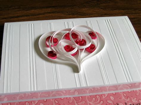 Quilled Valentine Hearts In A Heart