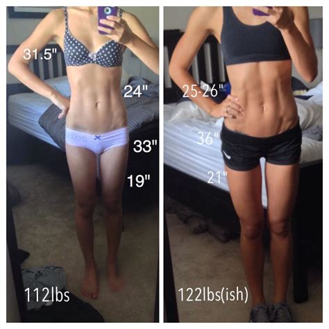 50 Incredible Skinny To Fit Female Muscle Gain Transformations