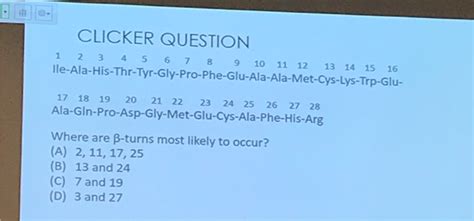 Solved CLICKER QUESTION 1 2 3 4 5 6 7 8 9 10 11 12 13 14 15 Chegg