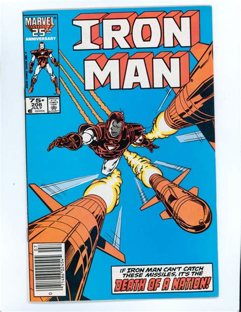 Iron Man 208 1986 Newsstand Comic Books Copper Age Marvel