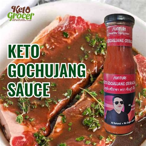 Keto Korean Chilli Hot Sauce Ml Sos Cili Korean Gochujang With Stevia Erythritol No Sugar