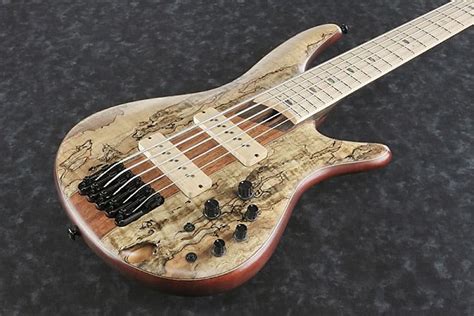 Ibanez Sr5smltd Spalted Maple Limited Edition 5 String Bass Reverb