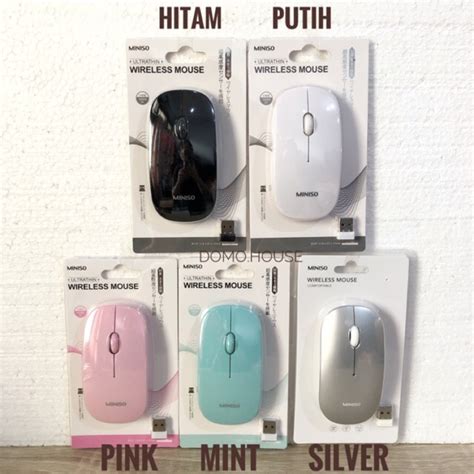 Jual Miniso Wireless Mouse Mouse Tanpa Kabel Shopee Indonesia