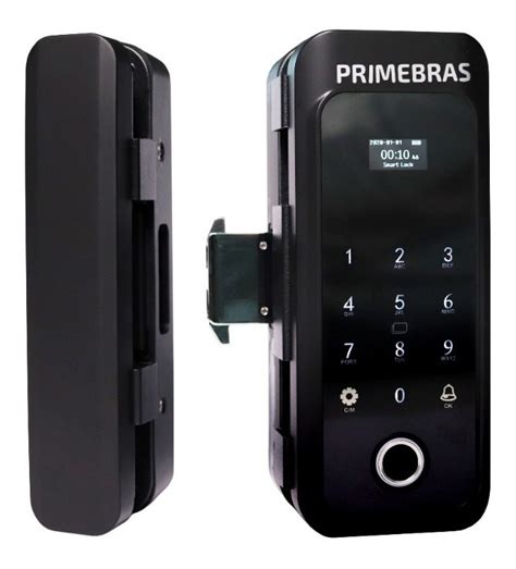 Fechadura Porta De Correr Vidro Digital Biom Trica Primebras Mercado