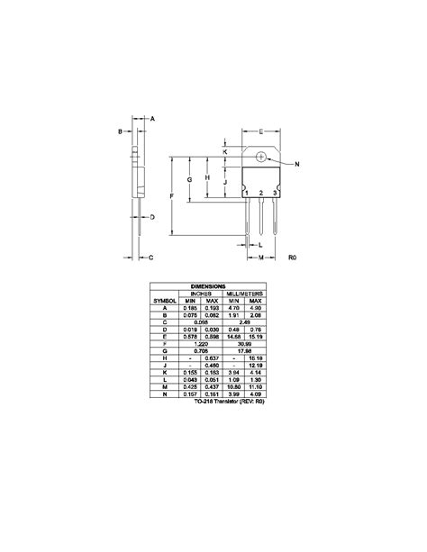 Tip Datasheet Pages Central Silicon Power Darlington