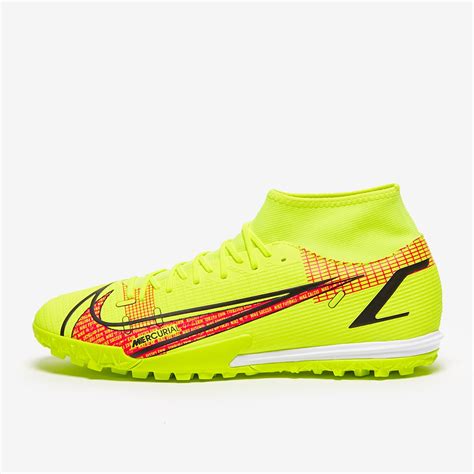 Nike Mercurial Superfly VIII Academy TF Volt Negro Carmesí Volt