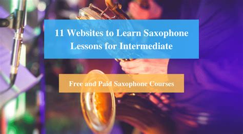 11 Best Saxophone Lessons for Intermediate Review 2022 - CMUSE