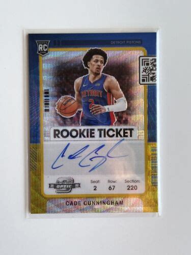 Panini Contenders Optic Rookie Ticket Gold Prizm Cade