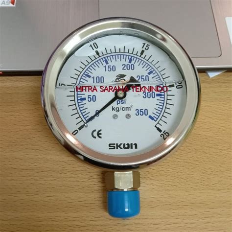 Jual Pressure Gauge Skon Manometer Skon Ukuran Body 4 Inch Inchi 35kg