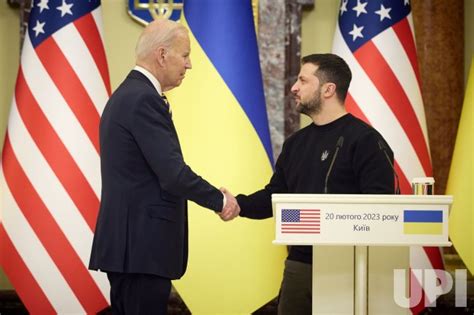 Photo Us President Joe Biden Makes Unannounced Visit To Ukraines Kyiv