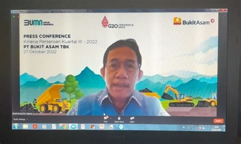 Cetak Rekor Ptba Catat Laba Bersih Rp 10 Triliun Di Kuartal Iii 2022