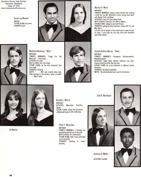 Southern Senior High School Class of 1976 Yearbook Photos - Airplanes ...