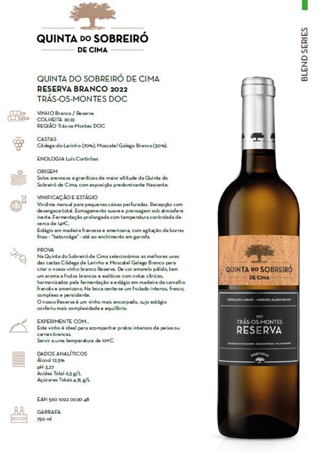 Quinta Do Sobreir De Cima Reserva Branco