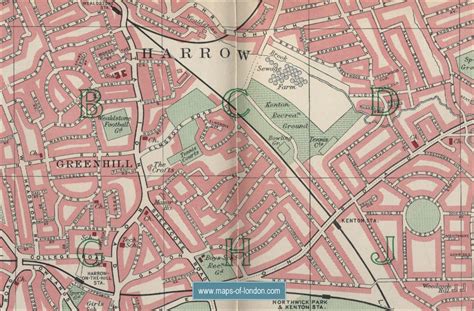 Map Of Harrow London