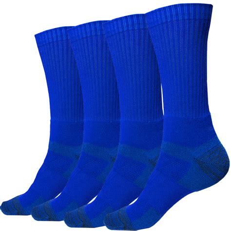 Royal Blue Crew Socks 2 Pairs J 019