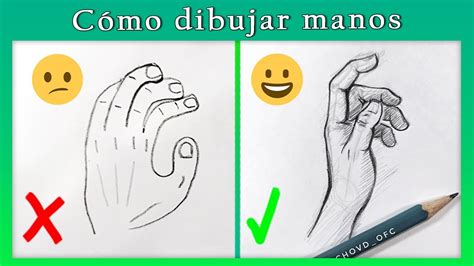 Como Dibujar Manos De Manera Facil🤞🤙 Tips Para Dibujar Manos👌1 Youtube