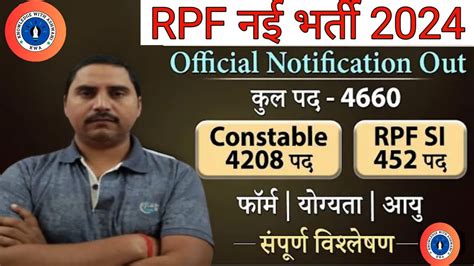 Shocking Rpf Constableandsi 4660 Post Notification 2024 Youtube