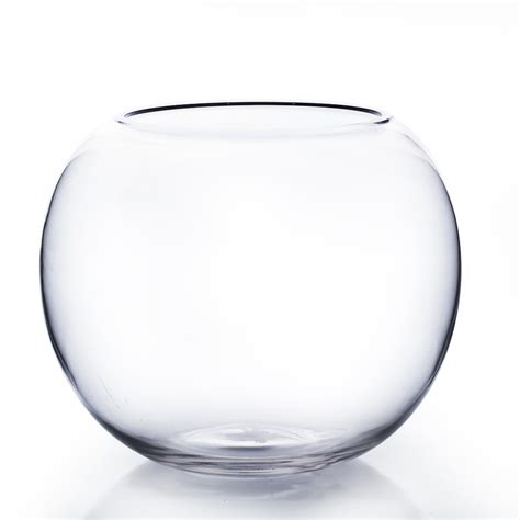 Vbw1614 Clear Round Bubble Bowl Vase 16 X 14 1 Pc Foam Packed