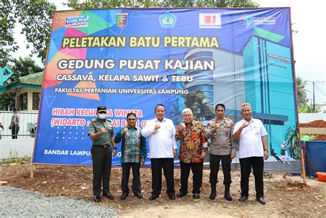 Gubernur Arinal Lakukan Peletakan Batu Pertama Pembangunan Gedung Pusat