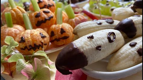 Halloween Fruit Platter I Spooky Fruit Decoration For Halloween Party Youtube