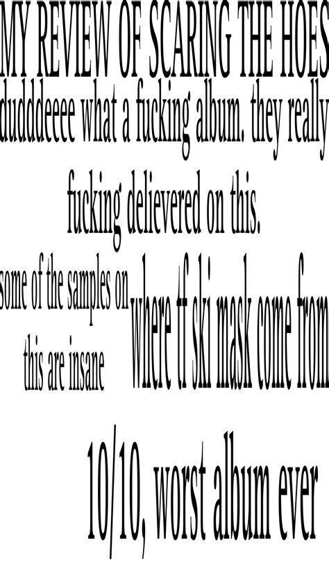 Scaring The Hoes Review Rjpegmafia