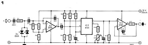 Frequency Measurement Circuit Diagram