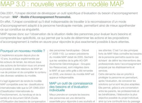 Modèle d accompagnement personnalisé MAP Évaluation du besoin d