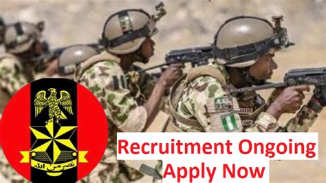 Nigerian Army Recruitment 2025 2026 Army Application Form Portal