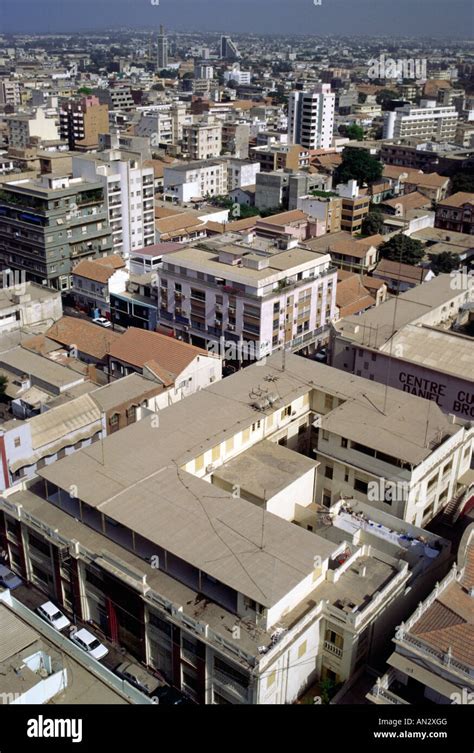 Dakar Senegal Downtown Skyline Overview Stock Photo Alamy