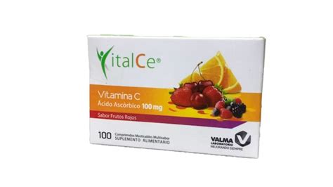 Nibitha Vitamina C Acido Ascorbico 100 Mg X 100 Comprimidos