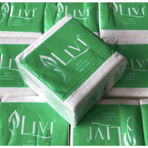 Jual Tissue LIVI ECO MULTIPURPOSE Pop Up Tisu Meja Makan Tisu Restoran