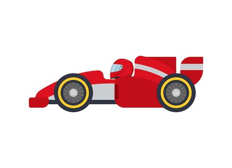 Premium Vector | Race car vector isolated icon. Emoji illustration ...