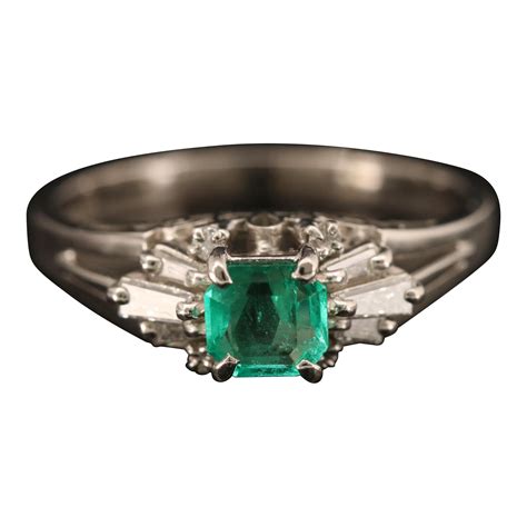 Customizable 1 5 Carat Pear Cut Emerald Diamond Engagement Ring