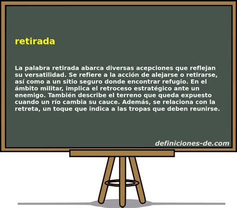 O Que Significa Retirada - Significado de «retirada»