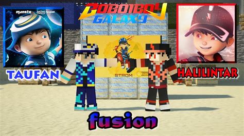 Kuasa Elemental Fusion Boboiboy Halilintar Dan Taufan Minecraft