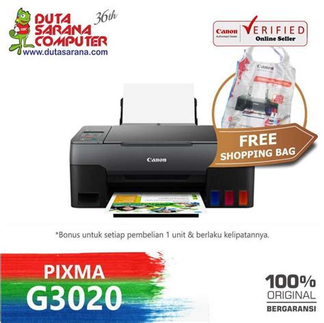 Jual NEW CANON PRINTER PIXMA G3020 G 3020 Print Scan Copy Wifi A4