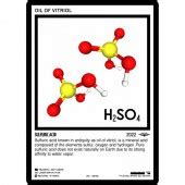 Oil Of Vitriol Sulfuric Acid