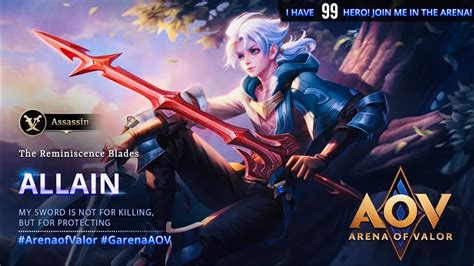 Aov Arena Of Valor Allain Gameplay Youtube