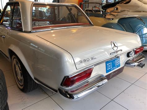 1965 MERCEDES BENZ 230 SL PAGODE W113 Weiss TOP RESTAURIERUNG Biposto