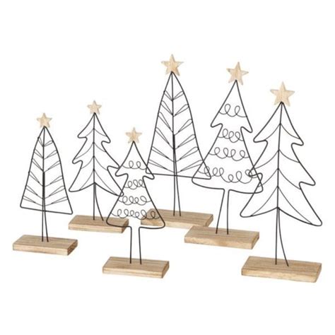 Decorative Nordano Metal Christmas Tree On Stand The Festive Farm Shed