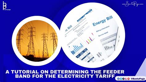 A Tutorial On Determining The Feeder Band For The Electricity Tariff