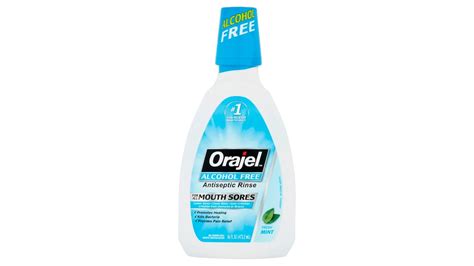 Orajel Alcohol Free Antiseptic Rinse For All Mouth Sores Soothing Mint 16 Oz Delivery Near